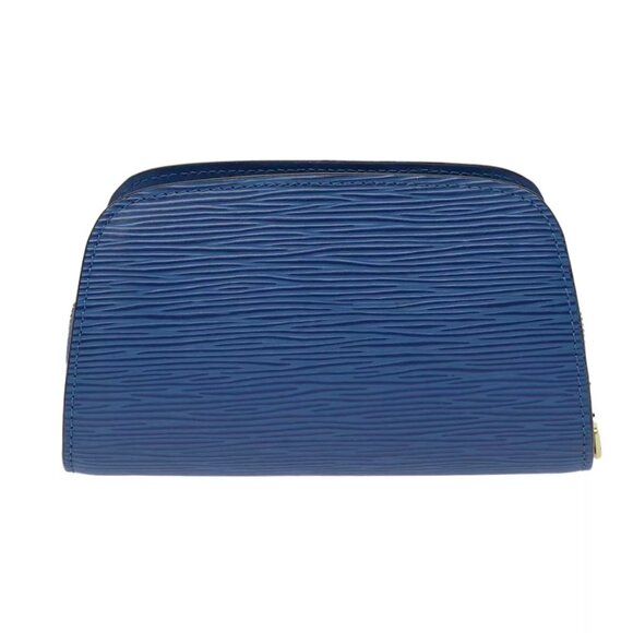LOUIS VUITTON Epi Dauphine PM Pouch Blue - Picture 3 of 16